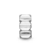 STORY Silber Charm - Kreisförmiger Anhänger mit Kanten und glänzender Oberfläche