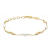 Studio Z - Tangled armband in Vergoldte Silber mit Perlen