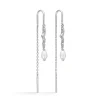 Studio Z - Tangled Perleohringe in Silber