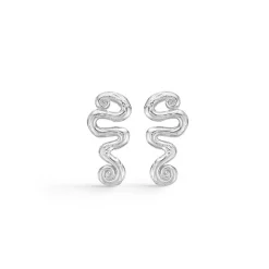 Studio Z - Wave ohrring in silber