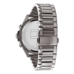 Tommy Hilfiger Herrenuhr - Larson in Stahl und schwarzem Zifferblatt