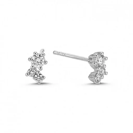 Twinkle - Ohrringe aus 14kt. Weißgold mit 0,26ct. Diamanten