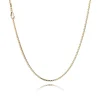 Venezia 8 kt Gold Halskette. Verschiedene Größen und Längen