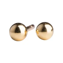 Vergoldete Kugelknöpfe, 3 mm.