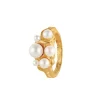 Vincent - Venus Oracle ring aus vergoldetem silber mit Perlen